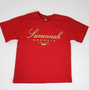 Savannah Georgia Made In USA Cotton Tee. Size Medium.